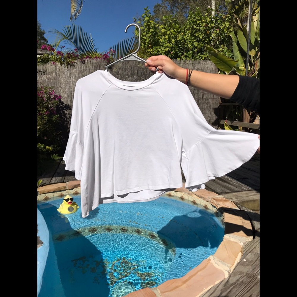 White Kendall + Kylie blouse